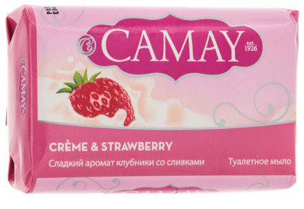TM Camay Creme + strawberry 85g | Toaletní mycí prostředky - Tuhá mýdla TM Camay Creme + strawberry 85g | Toaletní mycí prostředky - Tuhá mýdla